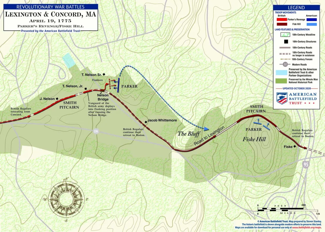 Lexington & Concord | Apr 19, 1775 | Parker's Revenge/Fiske Hill